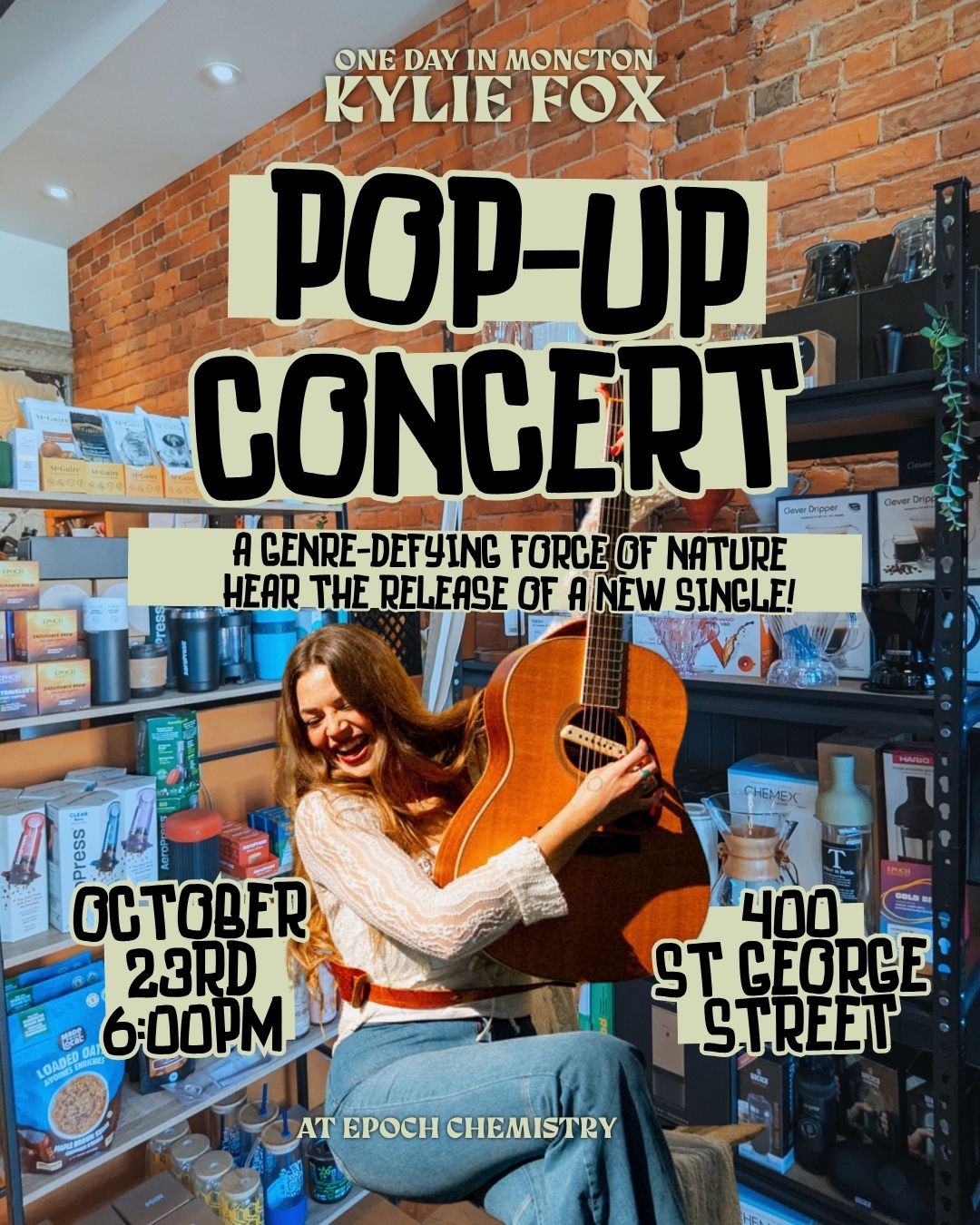 Kylie Fox + Epoch Cafe Pop Up Concert