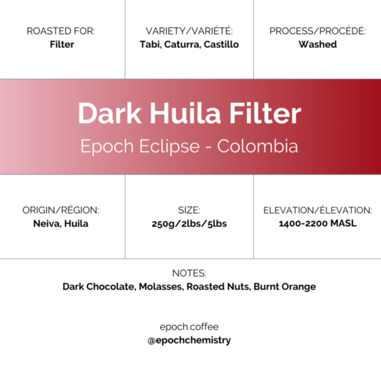 Epoch 6 - ECLIPSE Dark Huila