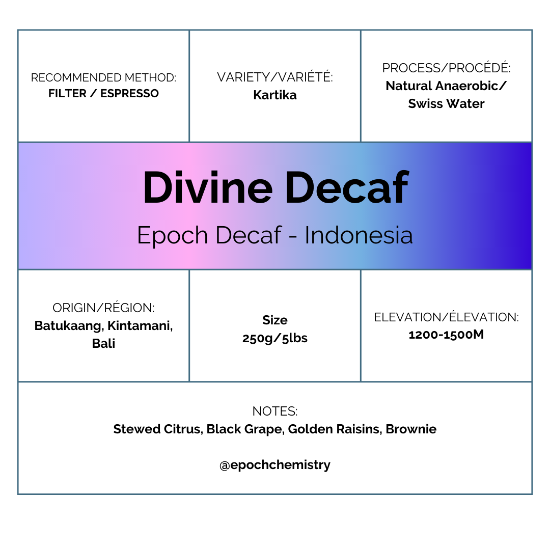 Epoch Decaf - Divine Decaf